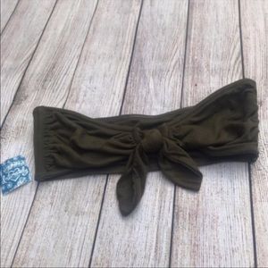 {Free People} Olive Green Bandeau NWT